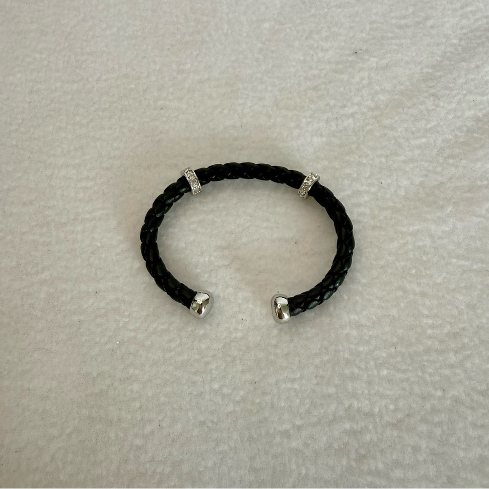 Premier Designs Black and Silver Bracelet
